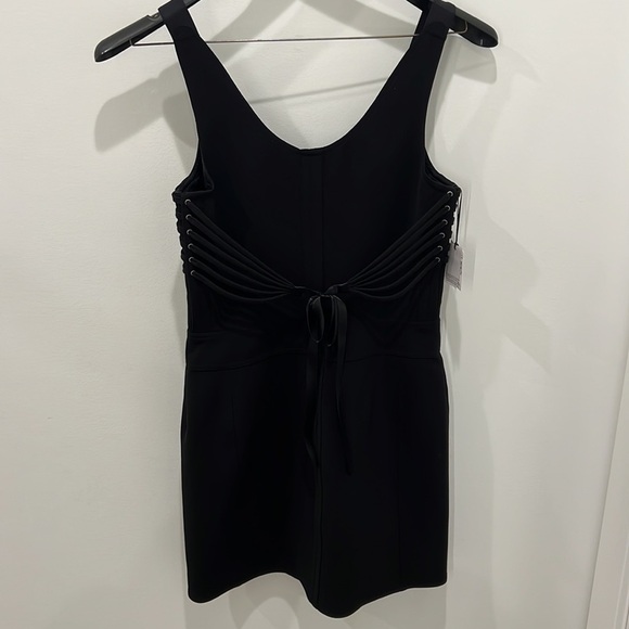 Moschino Couture Front Zip Black Dress - Picture 11 of 13